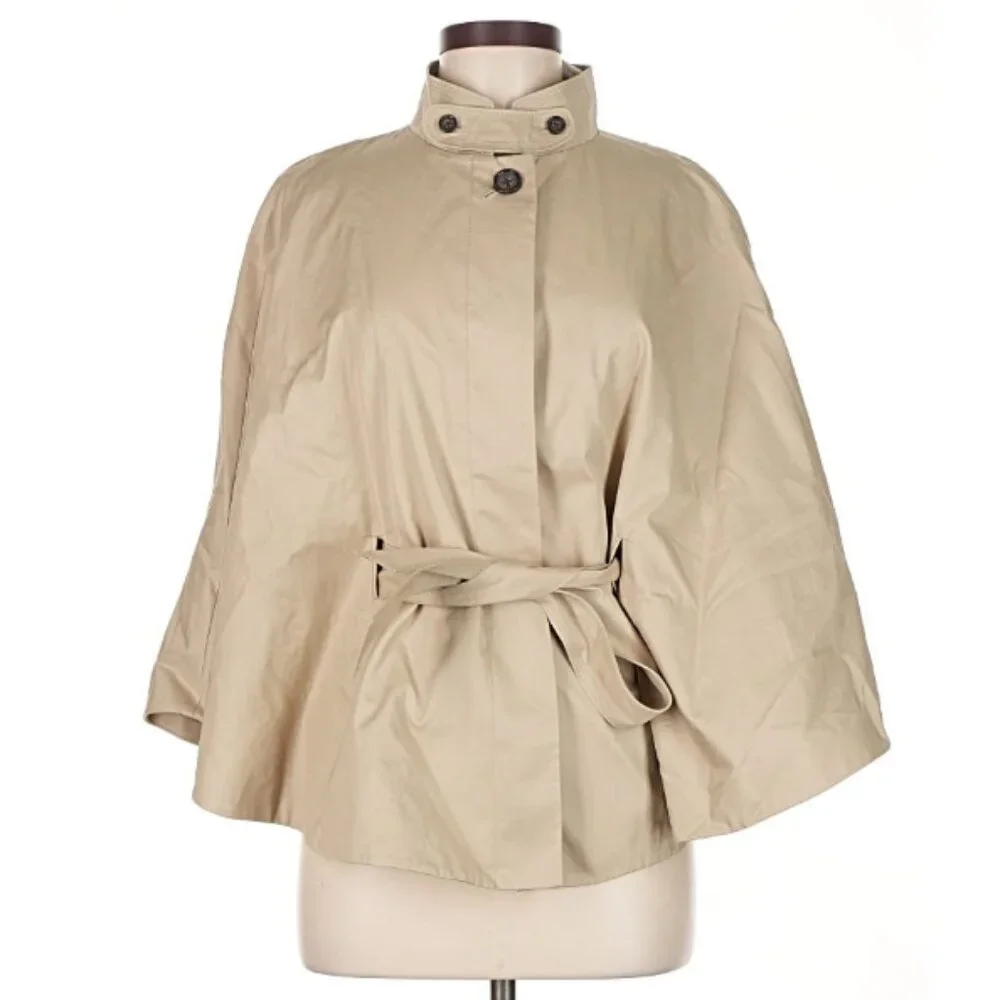 Banana Republic Belted Trench Cape in Light Khaki - Picture 1 of 5